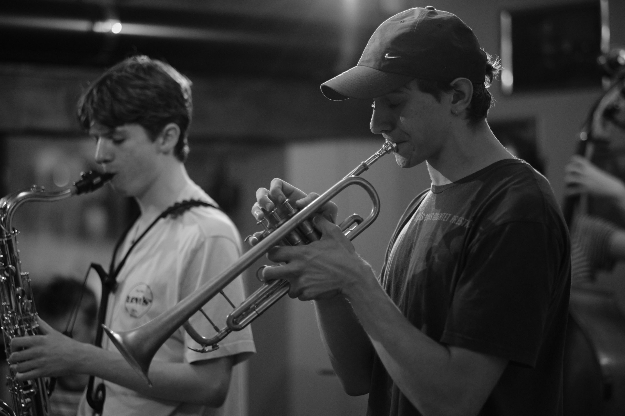 Theo Abbt and Toby Evans perform live Jazz for the Southampton Modern Jazz Club at Harmony House